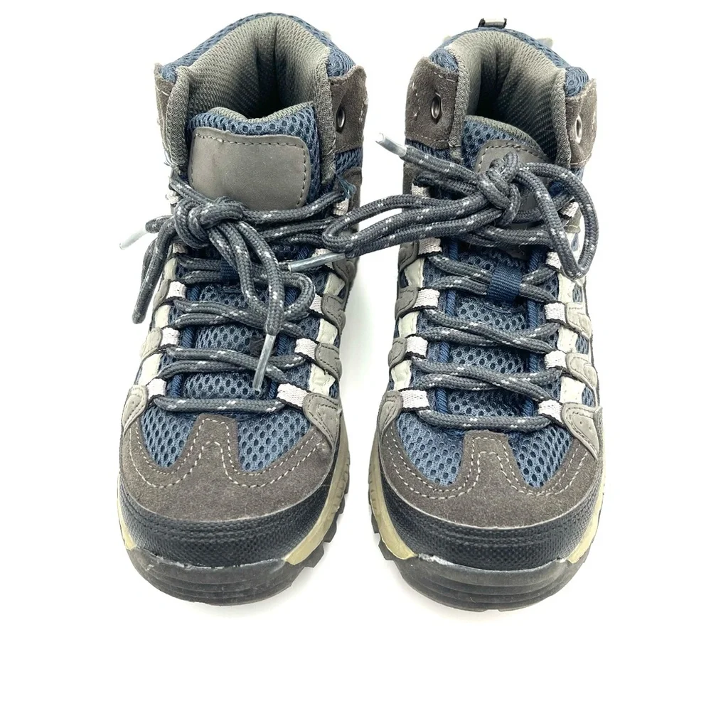 Cherokee Kids High-Top Boots - Gray and Blue